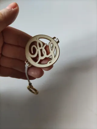 Pulsera Bimba y Lola dorada y blanca