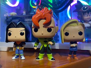 Funko Pop Androides 16, 17 y 18 Dragon Ball