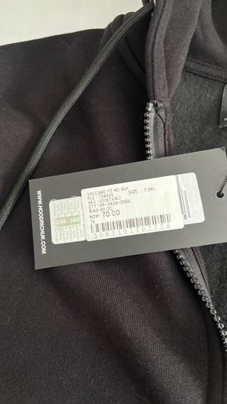 Sudadera Hoodrich Negra Talla XS