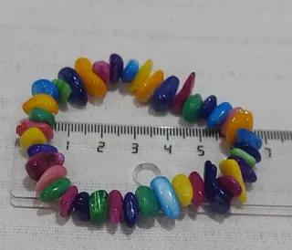 Pulsera de piedras naturales multicolor