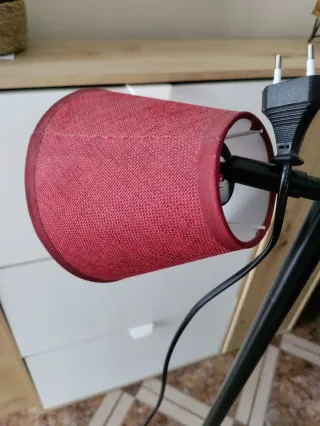 Lámpara de pie doble foco