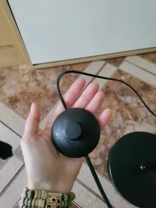 Lámpara de pie doble foco