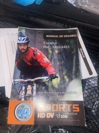 Cámara de Acción 4K HD WiFi Sumergible