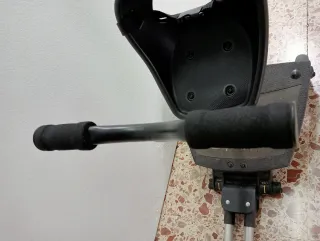 Patín para carrito con asiento y manillar