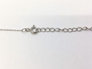 collar plata 925mm con piedra con circonita 19 5cm