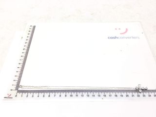 collar plata 925mm con piedra con circonita 19 5cm