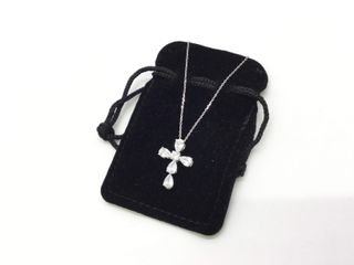 collar plata 925mm con piedra con circonita 19 5cm