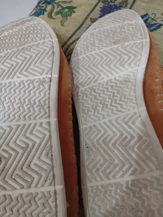 Mocasines de piel marrón talla 45