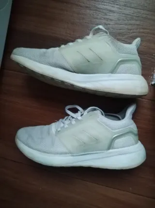 Lote 2 pares Zapatillas Adidas Blancas