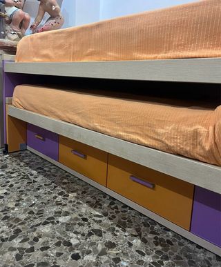 Cama nido con cajones