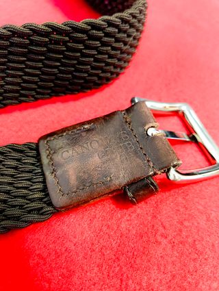 Cinturón trenzado hombre