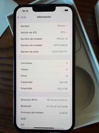 Lote 2 iPhone 14 + 14 Pro 256GB