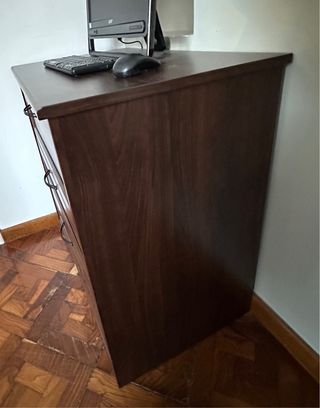 Cómoda 3 cajones madera ( como nueva )