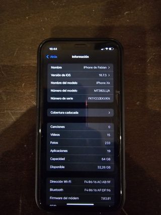 iPhone XR 64GB Negro - 80% Batería