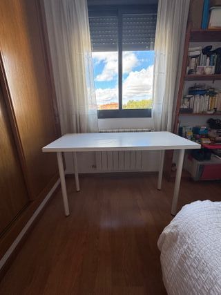 Mesa blanca 120x60x74 cm