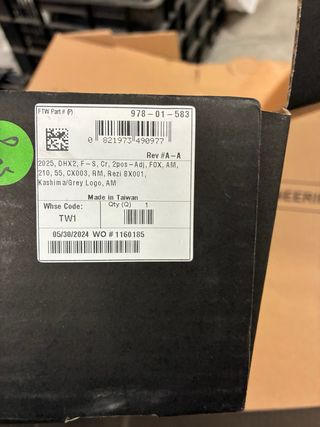 Amortiguador Fox DHX2 210x55