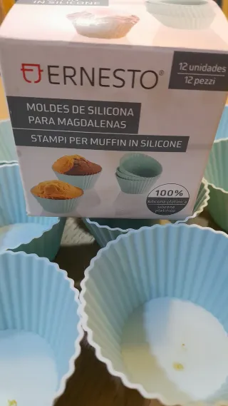 Moldes de silicona para muffins Ernesto
