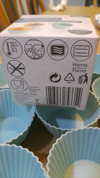 Moldes de silicona para muffins Ernesto