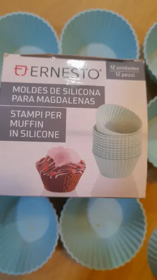 Moldes de silicona para muffins Ernesto