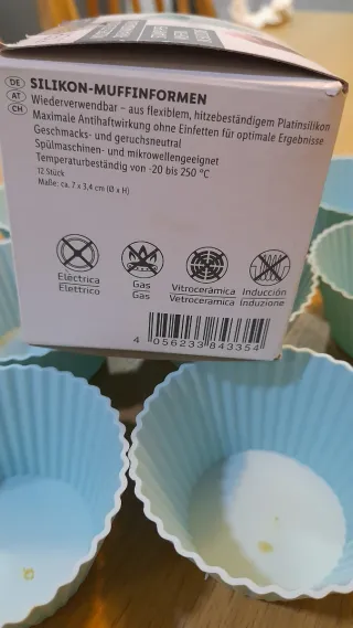 Moldes de silicona para muffins Ernesto