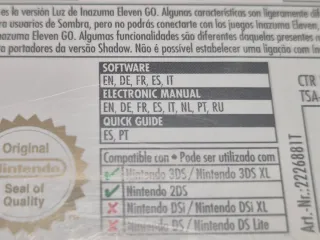 Inazuma Eleven GO Luz / Light Nintendo 3DS