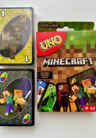 UNO Minecraft Carte da Gioco Nuove