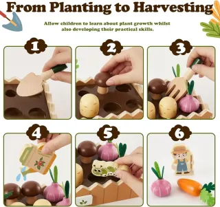 Juguetes Madera Granja 3 Años