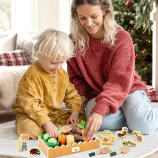 Juguetes Madera Granja 3 Años