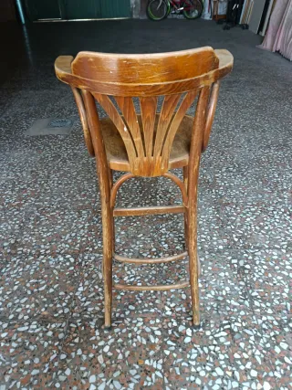 Taburete estilo irlandés madera y