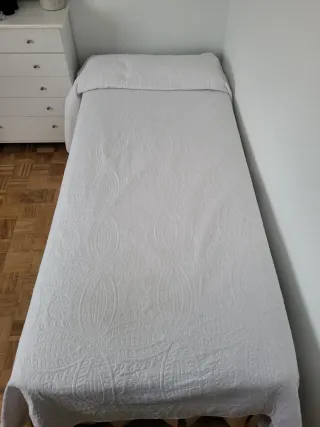 Estructura Cama 90x200 Metal Madera