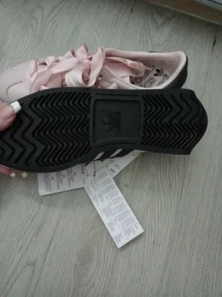 Adidas Zapatillas Rosa y Negro Talla 36