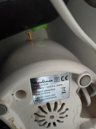 Licuadora Moulinex Blanca y Transparente