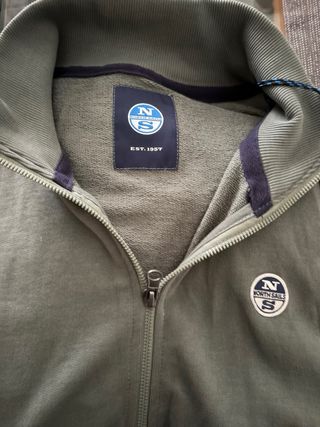 Sudadera North Sails Verde Gris