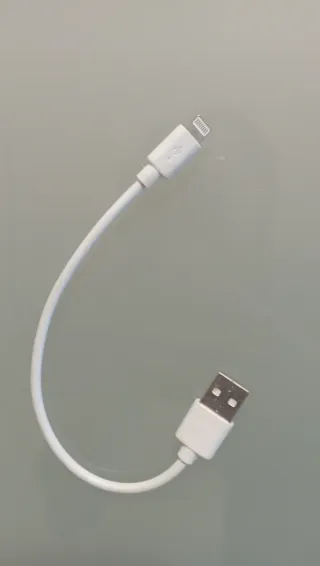 Cable Lightning a USB Blanco