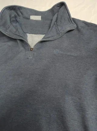 Sudadera Sergio Tacchini Gris Media Cremallera