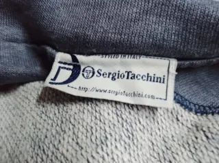 Sudadera Sergio Tacchini Gris Media Cremallera