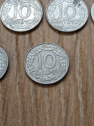 Lote 60 monedas 10 céntimos 1959
