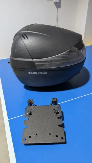 Baúl Moto SHAD SH33 + Soporte