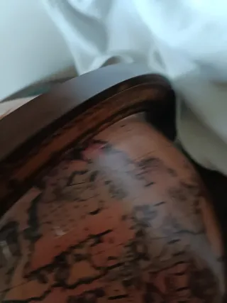 Mueble Bar Globo Terráqueo Madera