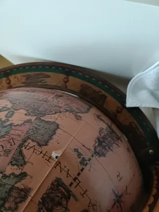 Mueble Bar Globo Terráqueo Madera