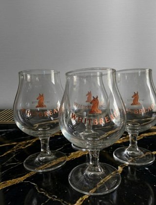 Set 4 Bicchieri Whitbread Inghilterra Birra