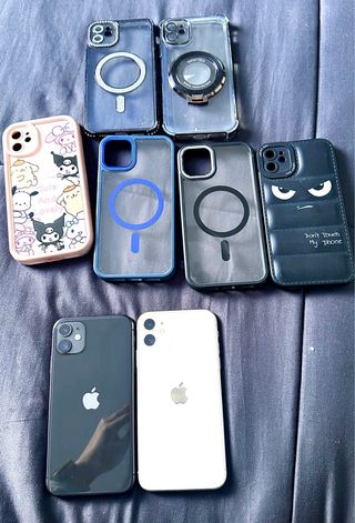 2x iPhone 11 (Blanco y Negro)