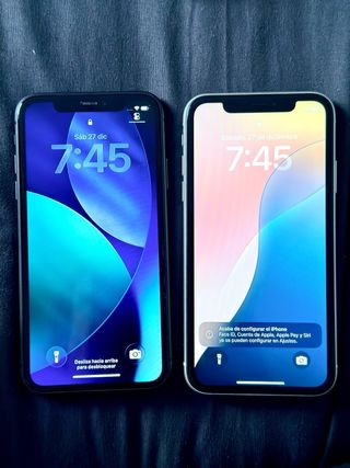 2x iPhone 11 (Blanco y Negro)