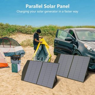 Generador eléctrico con panel solar
