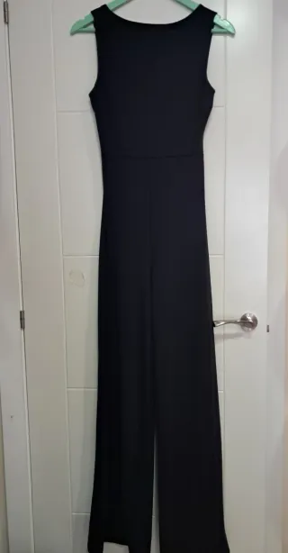 Mono largo negro con lazo