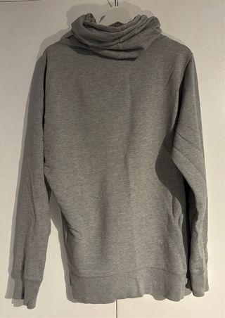 Sudadera DIESEL gris cuello braga