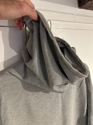 Sudadera DIESEL gris cuello braga