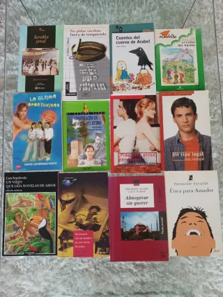 Lote 12 libros juveniles