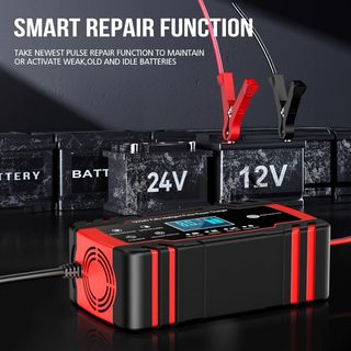 ¡¡-50%!! | HUSGW 8A 12V/4A 24V - Cargador Baterías