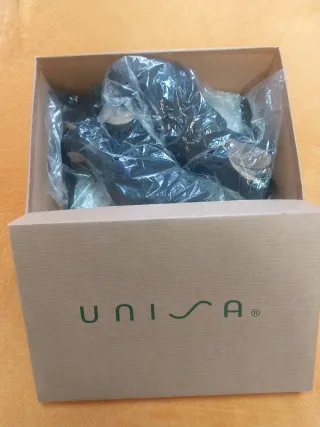 Sandalias de tacón negras